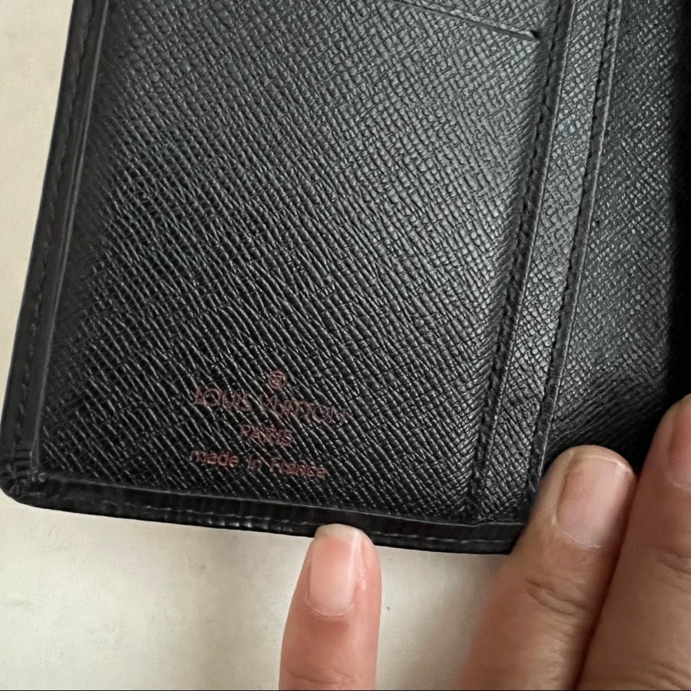Authentic LOUIS VUITTON Black Epi French Purse Wallet Leather - Picture 13 of 13